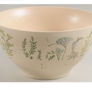 InHomeStylez spectrum designz Spring Pressed Garden Soup Cereal Bowl Set of 2